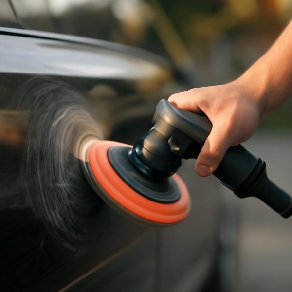 Пример распространенной ошибки при полировке кузова