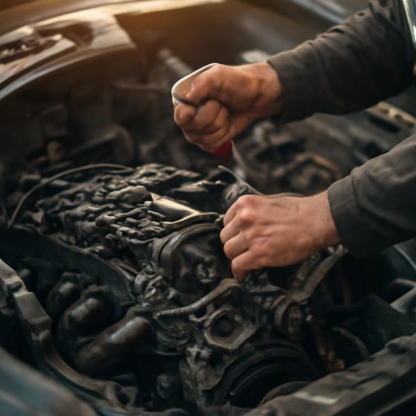 Ремонт двигателя автомобиля после дорожно-транспортного происшествия